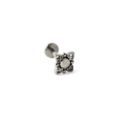 Neptune surgical steel internally threaded Labret stud right side view