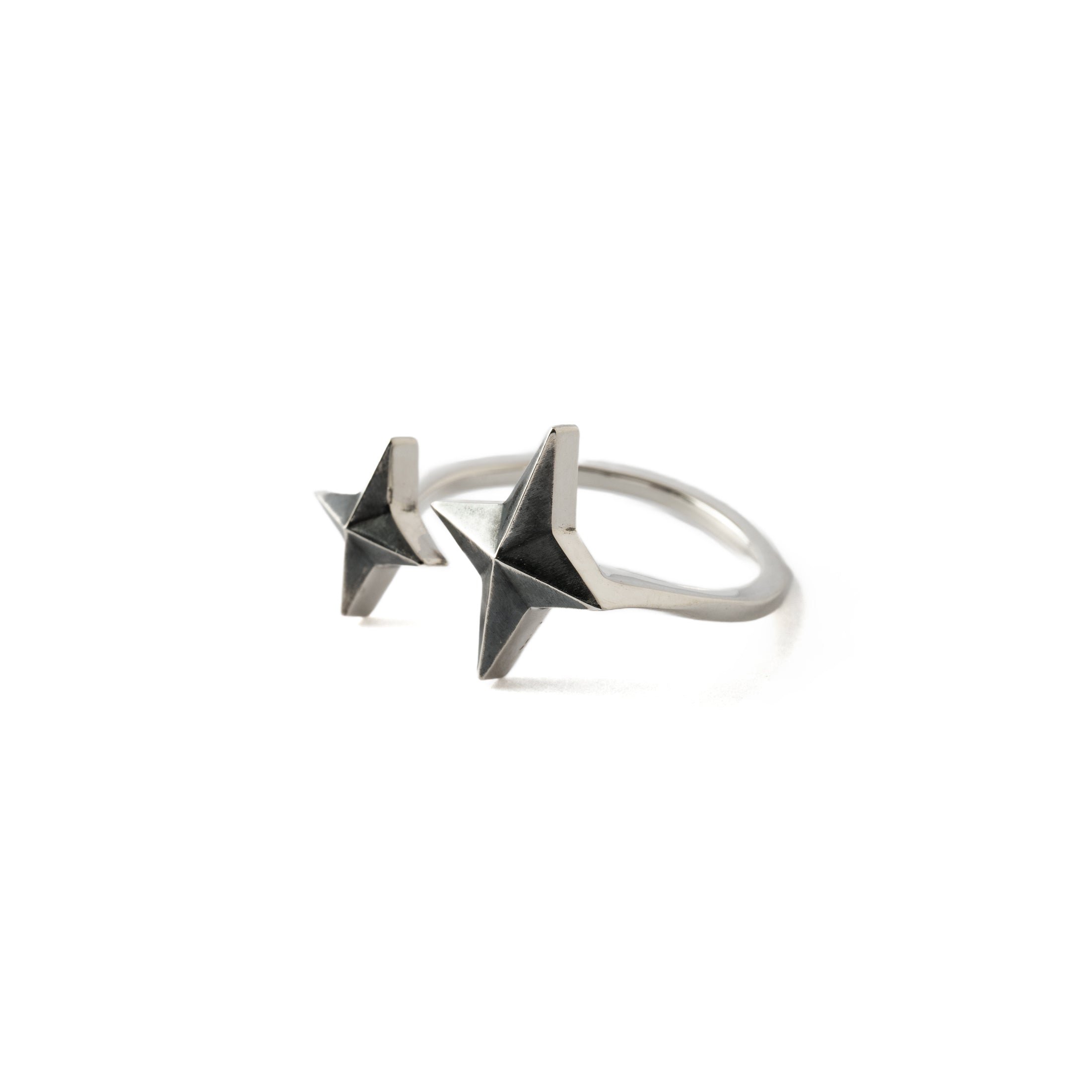 North Star Silver Ring right side view