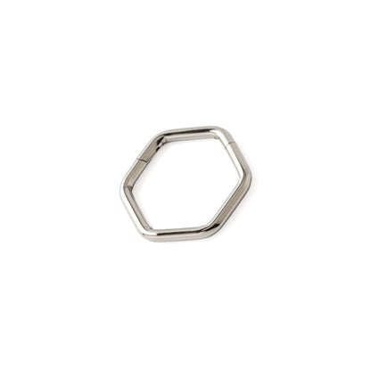 Octagon Clicker Ring left side view