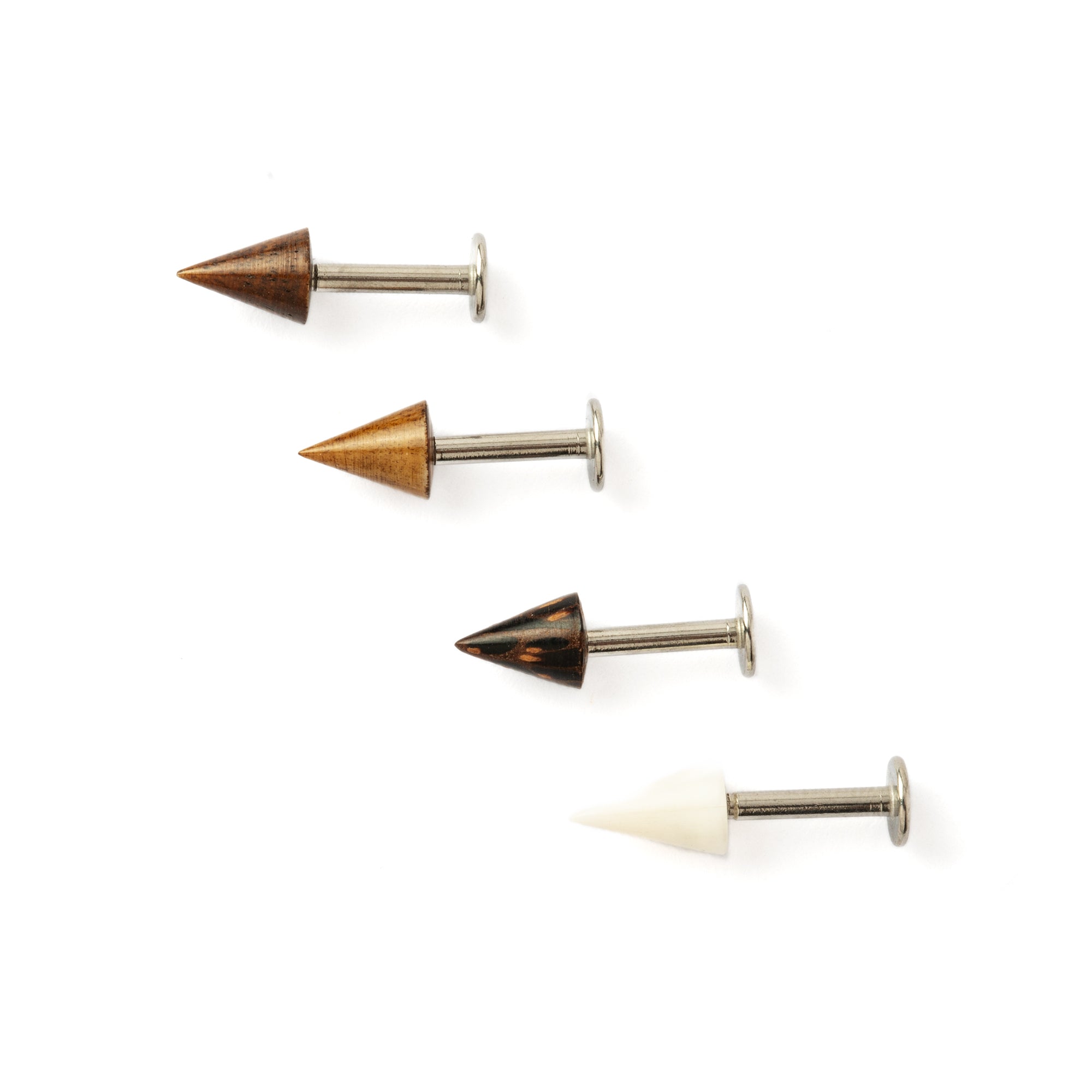 Organic Spike Labrets side view