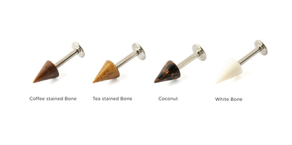 Organic Spike Labrets side view