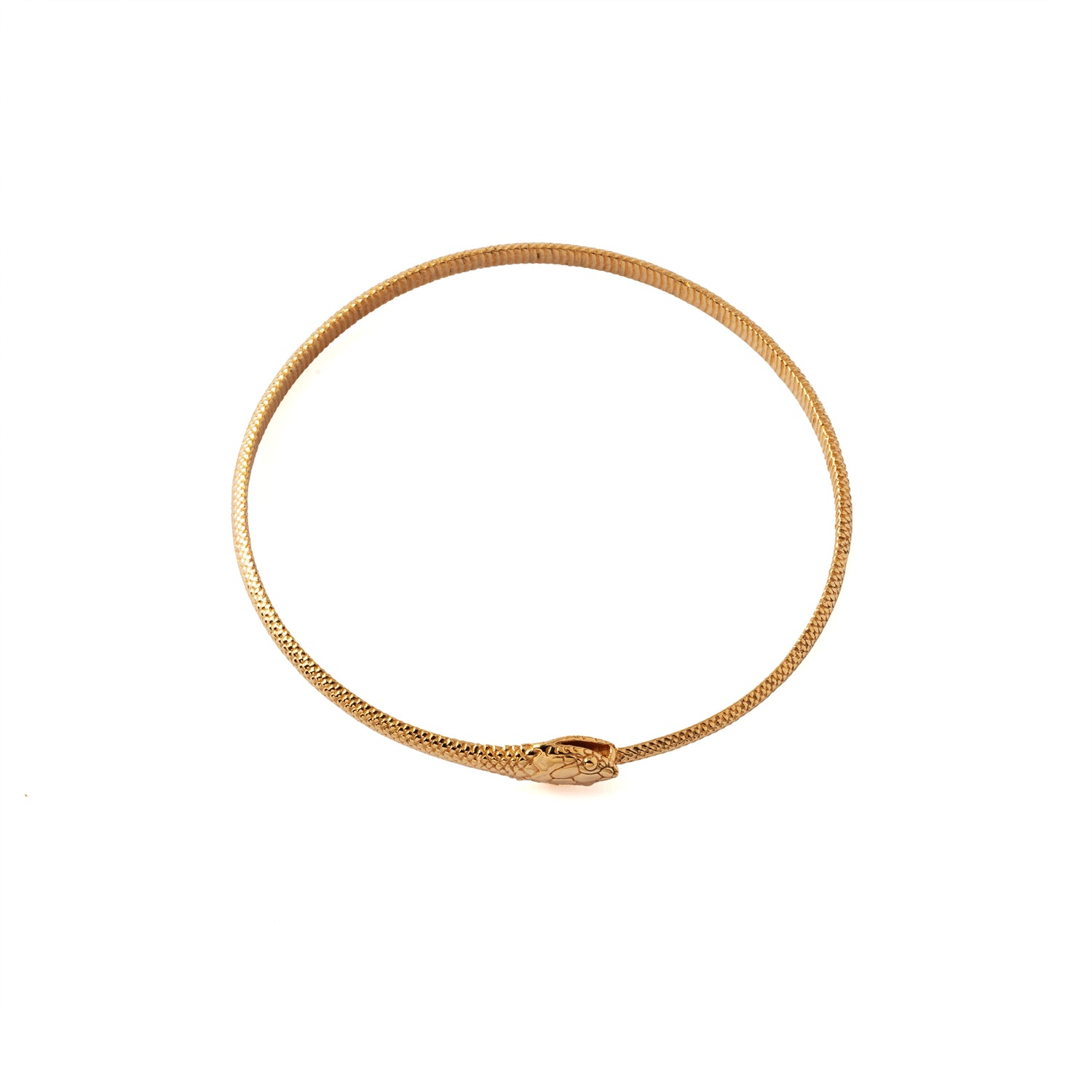 Ouroboros Bronze Bangle