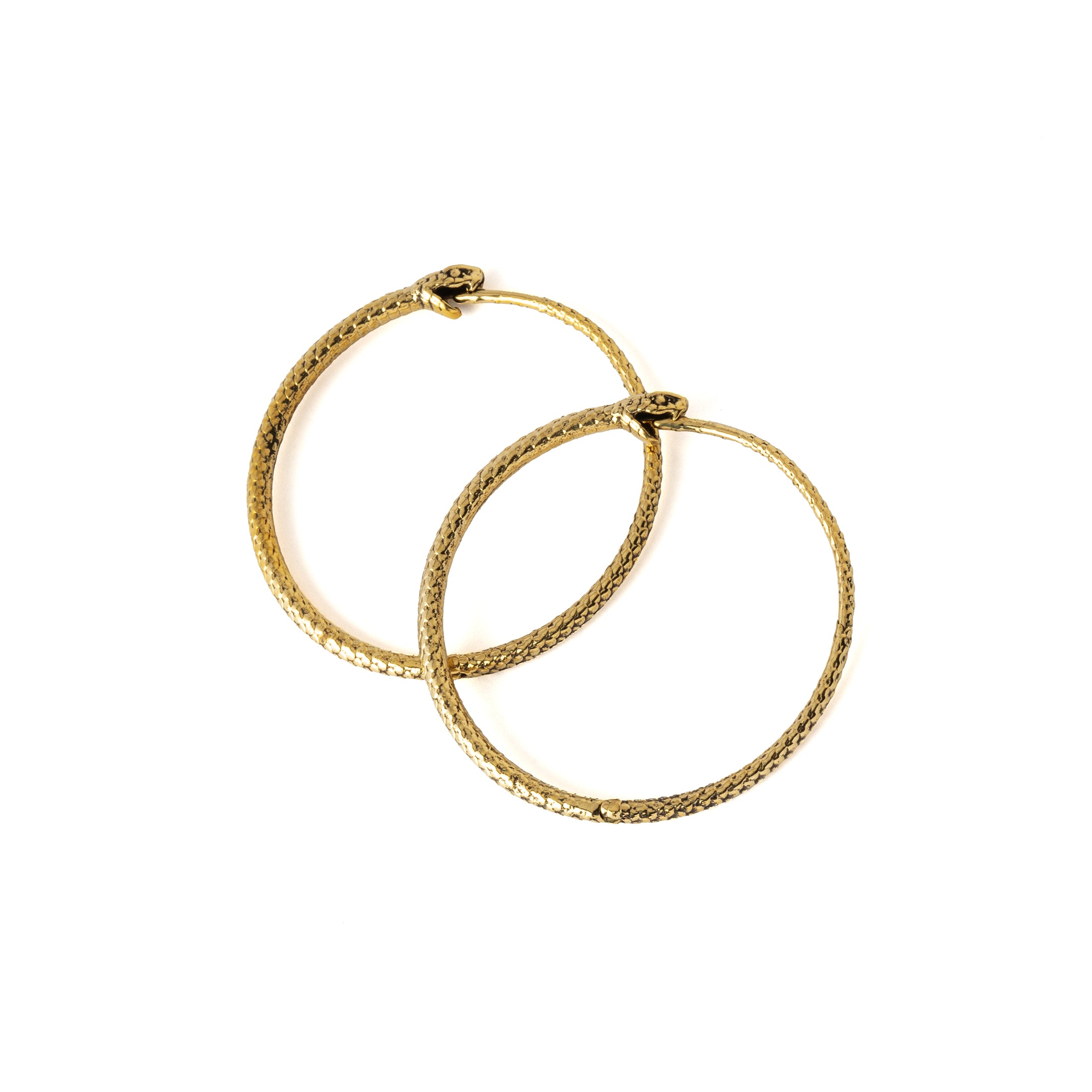Ouroboros Hoop Earrings