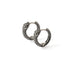Ouroboros Snake Silver Huggies Hoops Earrings
