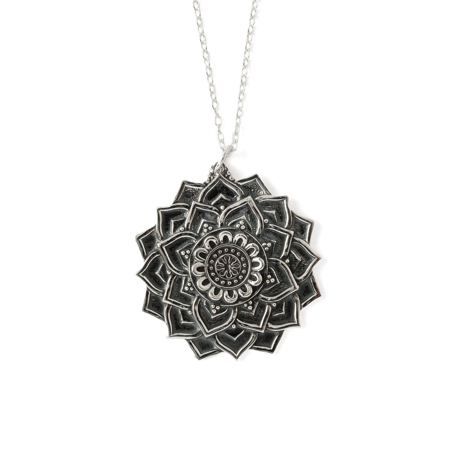 Padma Flower Necklace frontal view