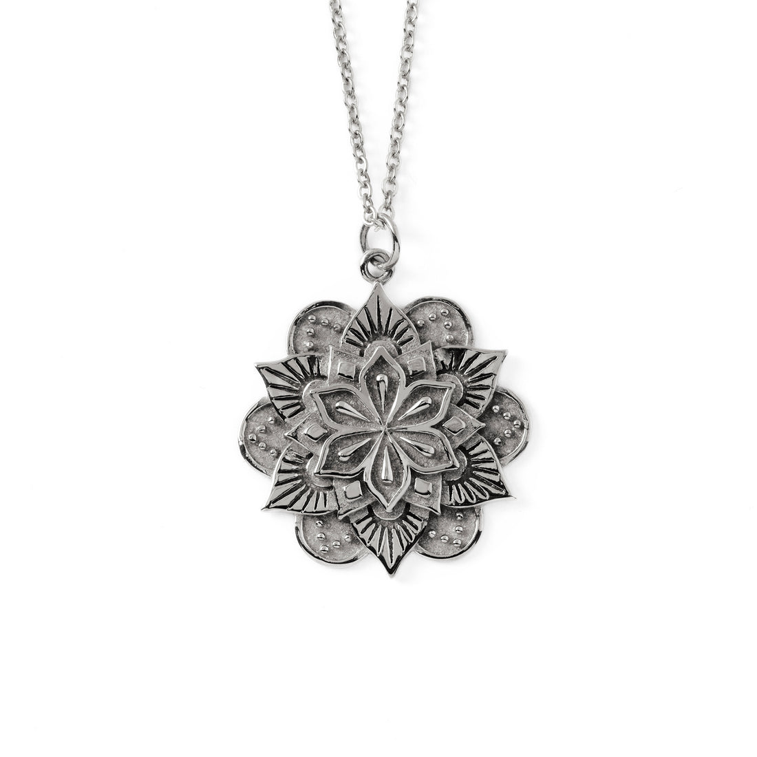 Padma Silver Necklace