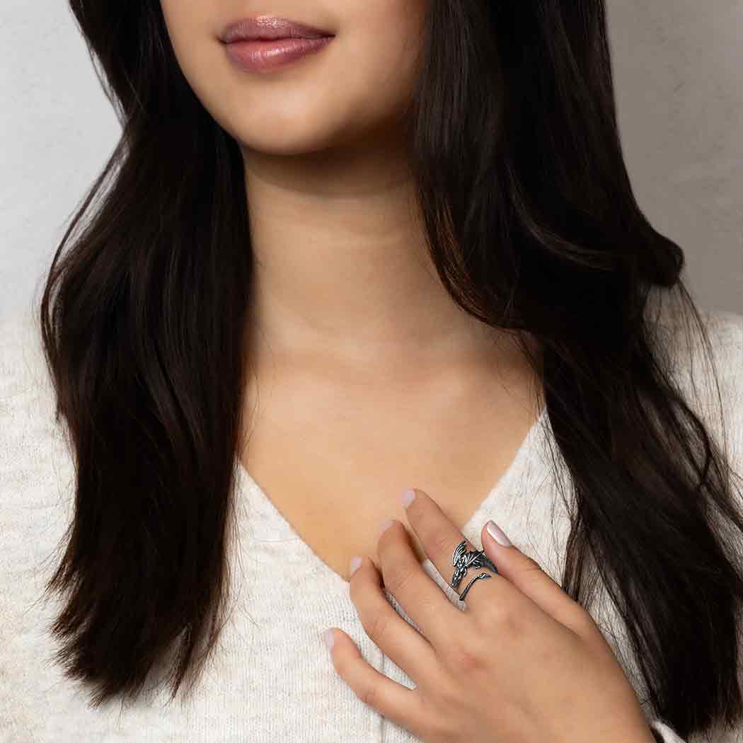 Silver Dragon Ring