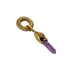 Rebirth Snake Hanger with Amethyst right side view