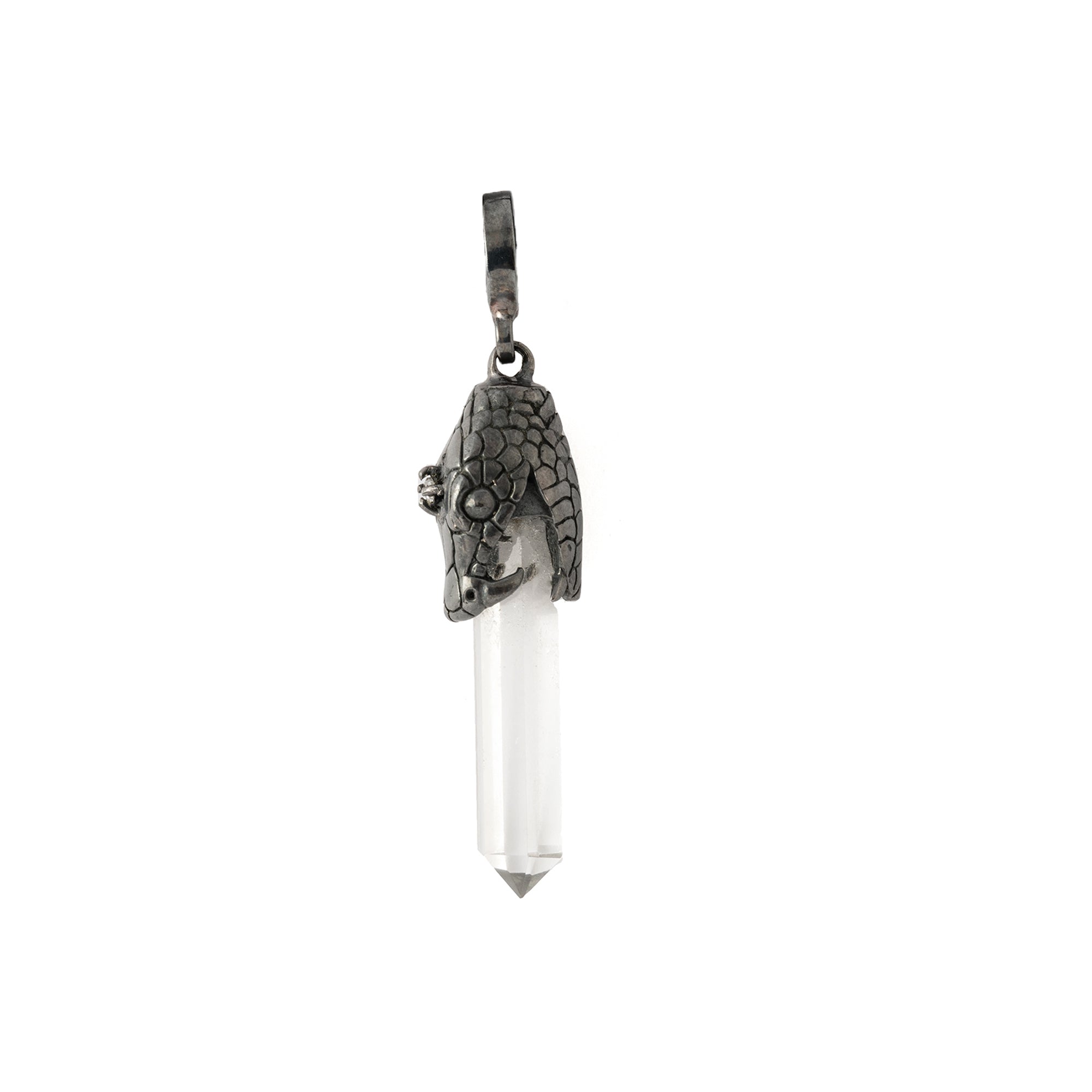 BS Rebirth Snake with Quartz Pendant