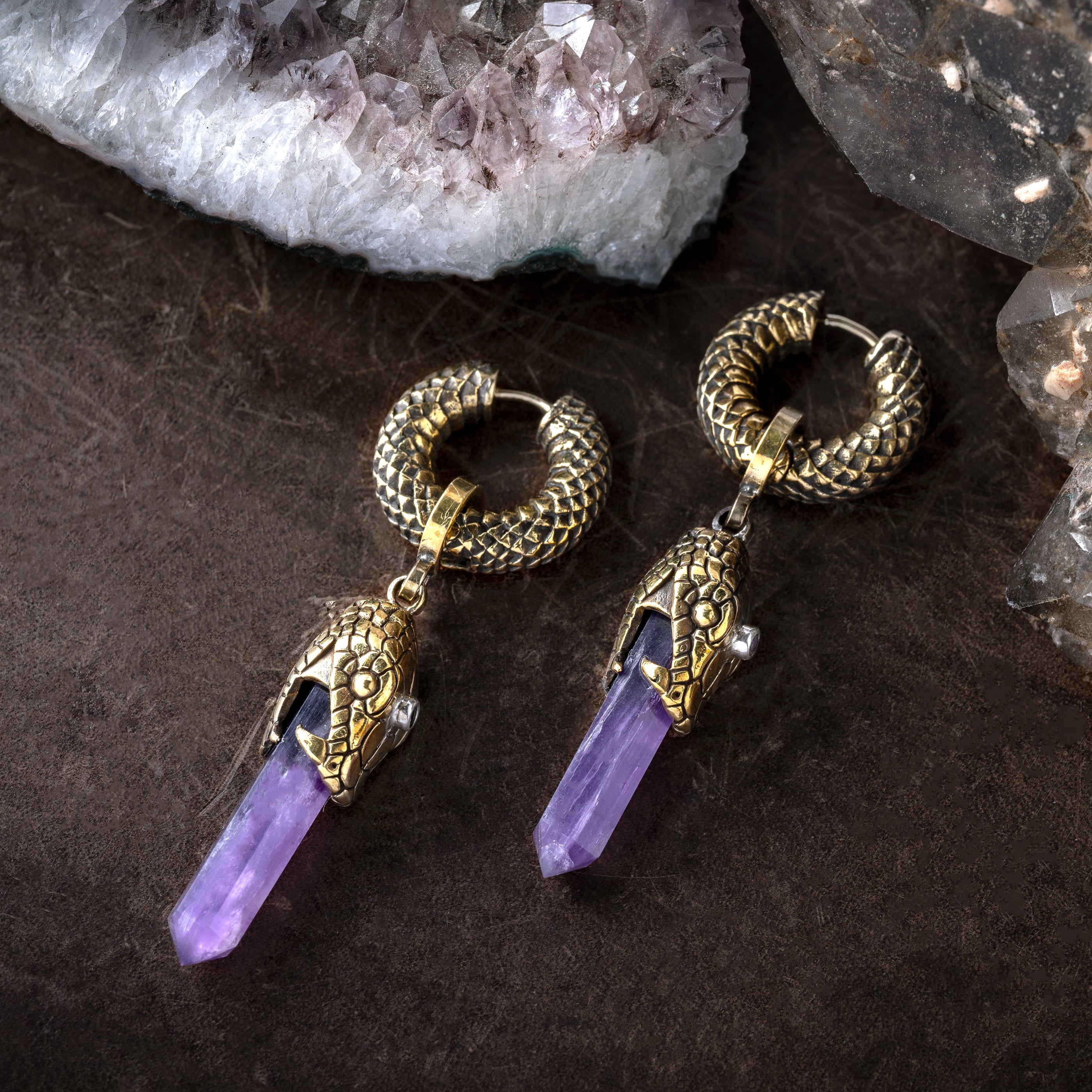 Rebirth Snake Earrings
