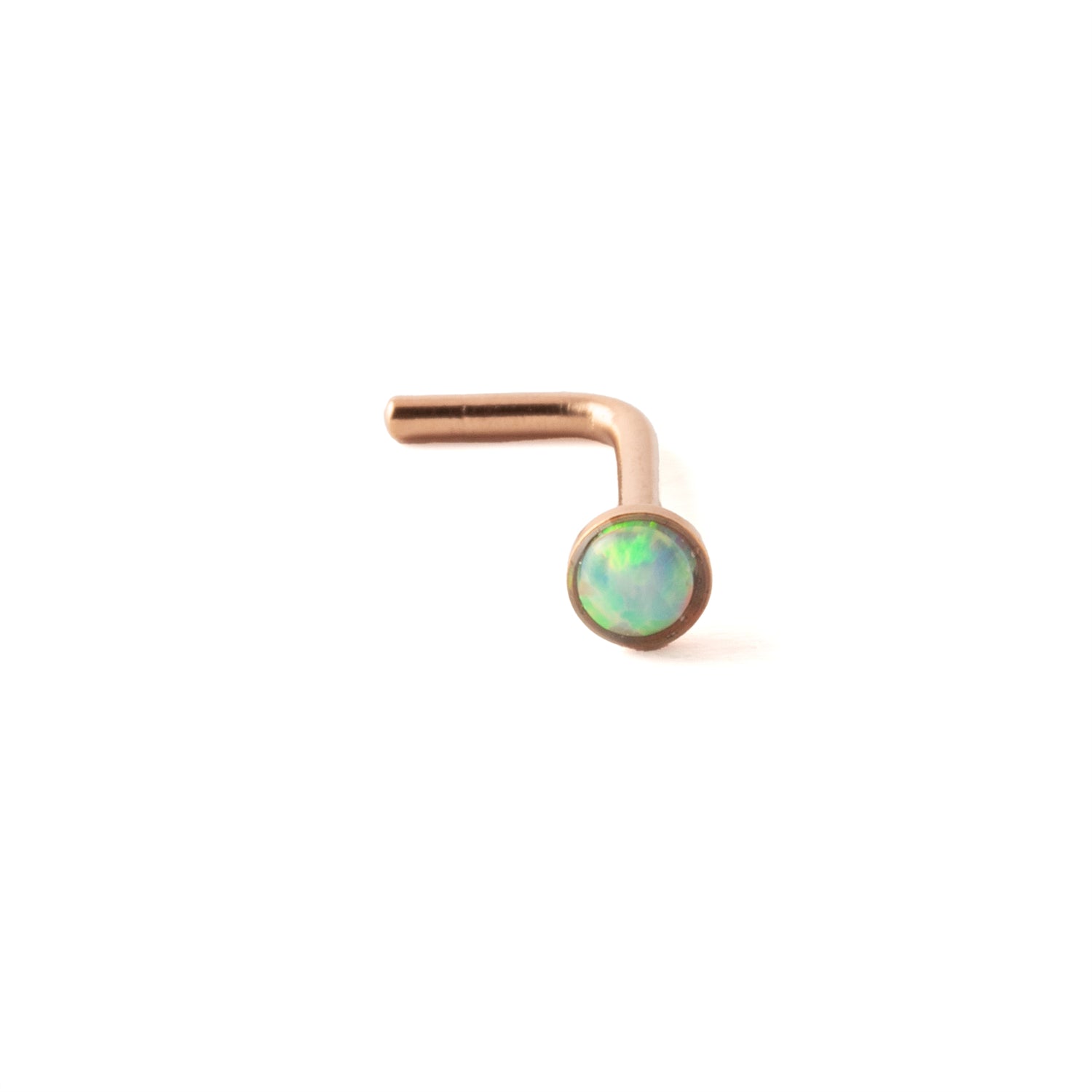 Nose Stud with Opal