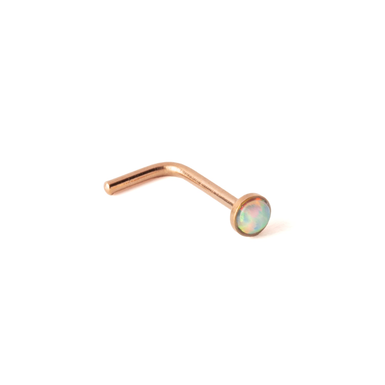 Nose Stud with Opal