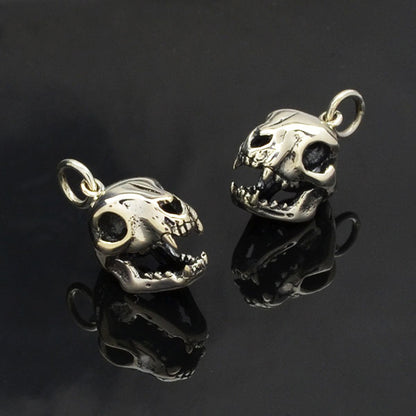 Cat Skull Charm