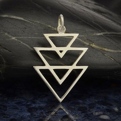 Interlocked Triangles Pendant