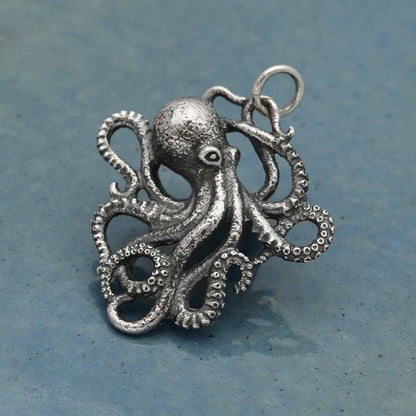 Octopus Silver Necklace
