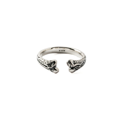 Silver Bone Ring