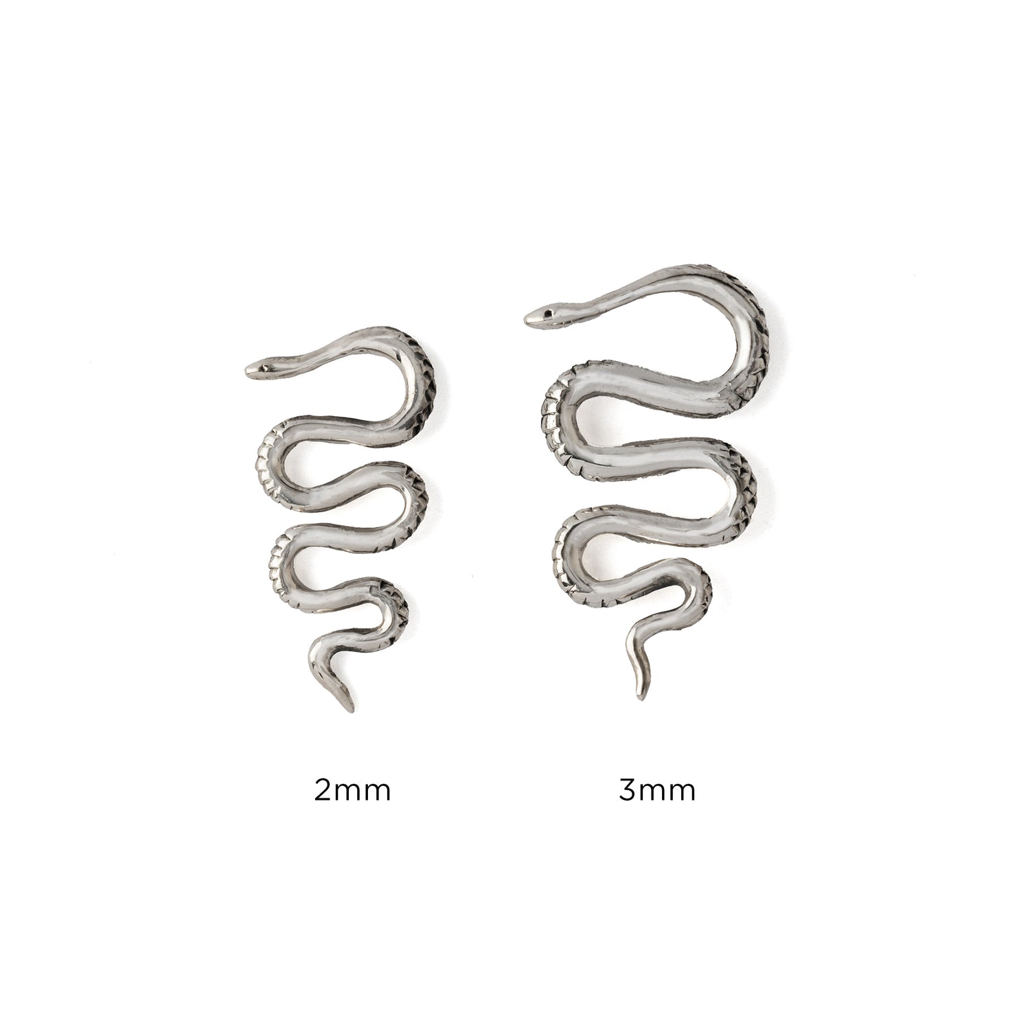Snake Silver Ear Hangers