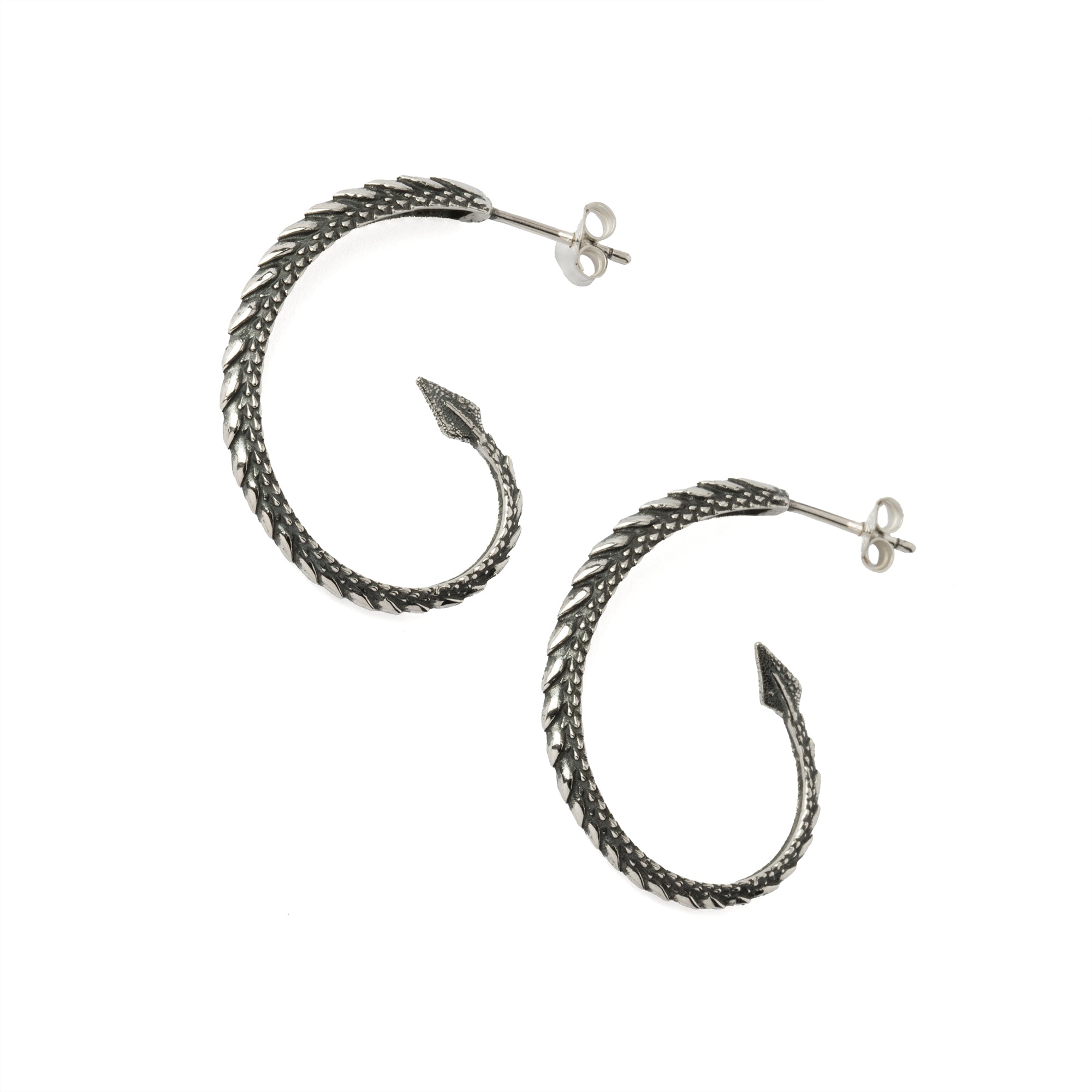 Dragon Tail Open Hoops