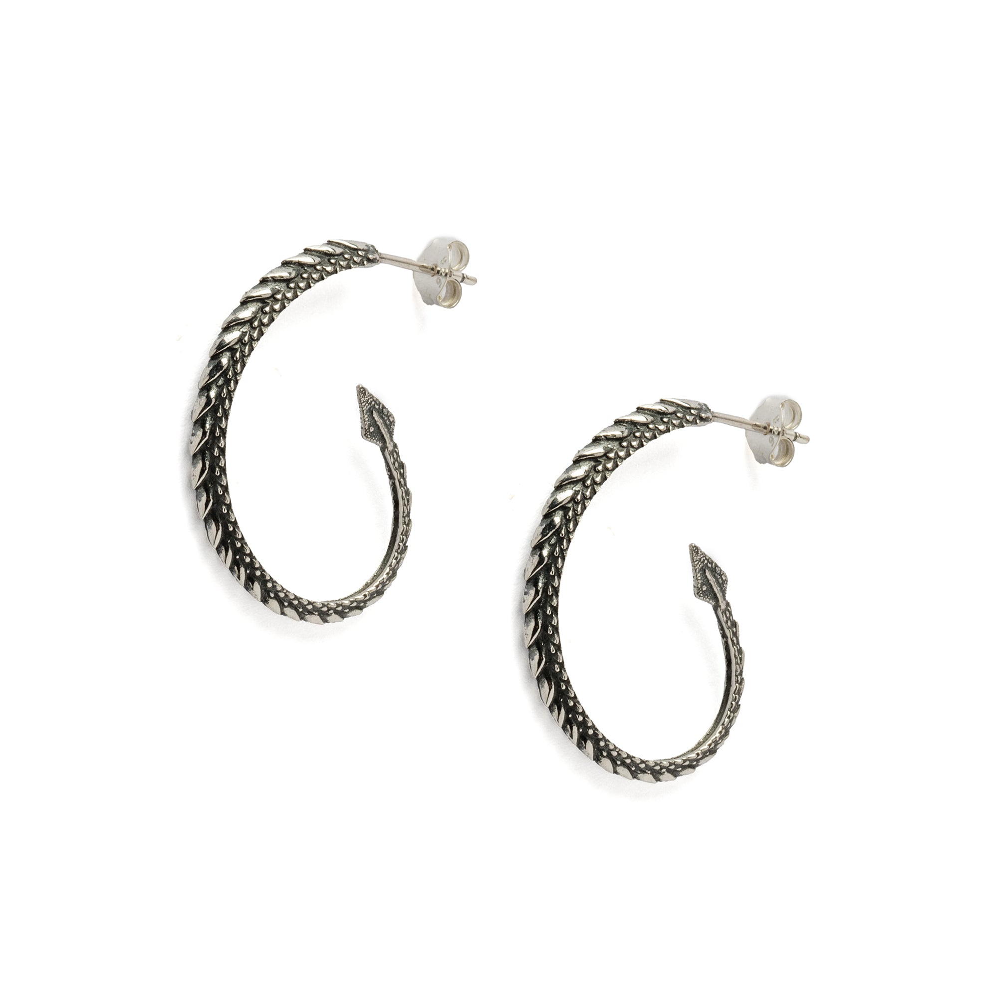 Dragon Tail Open Hoops