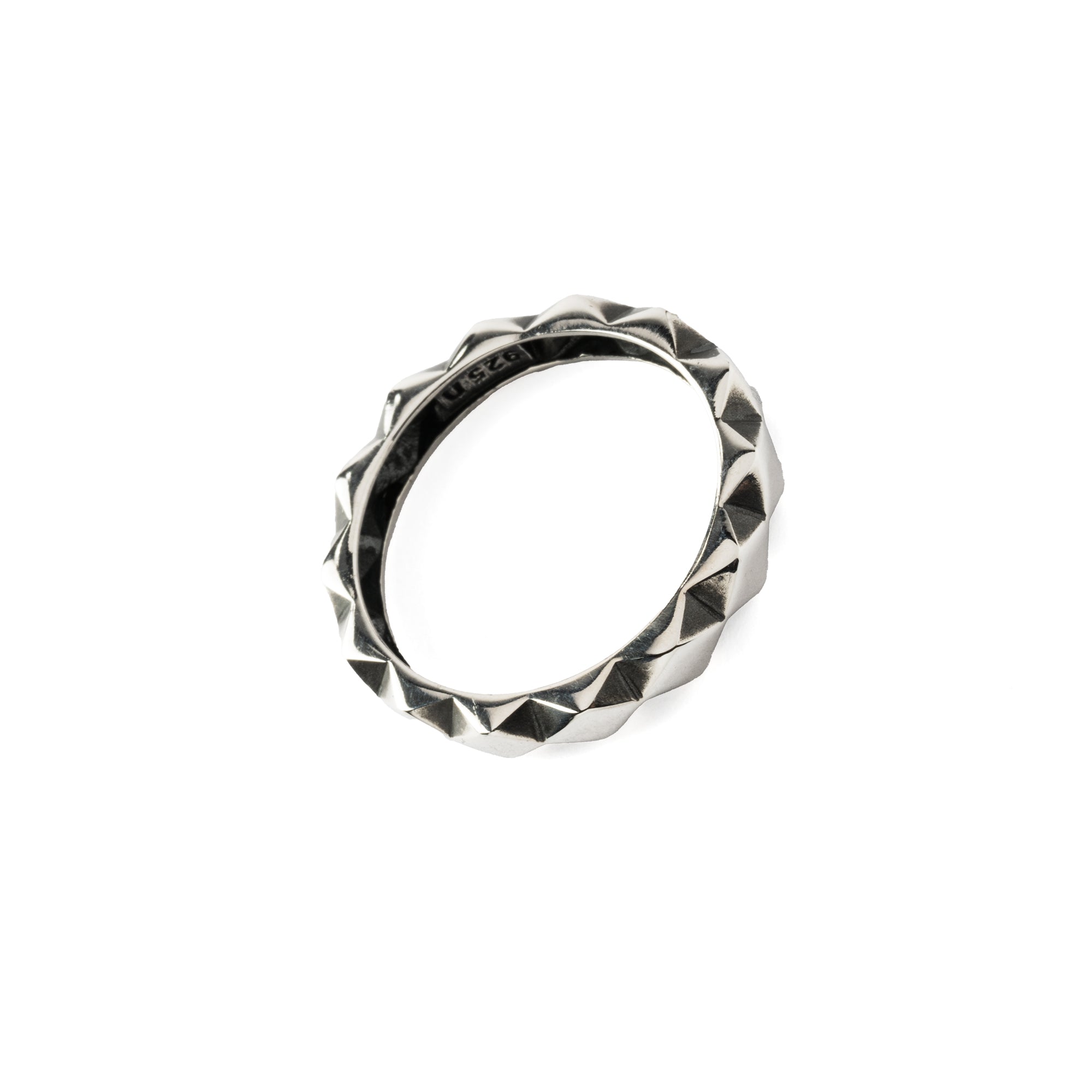 Silver Rhombus Ring right side view