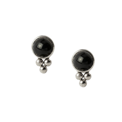 Siti  Ear Studs with Onyx