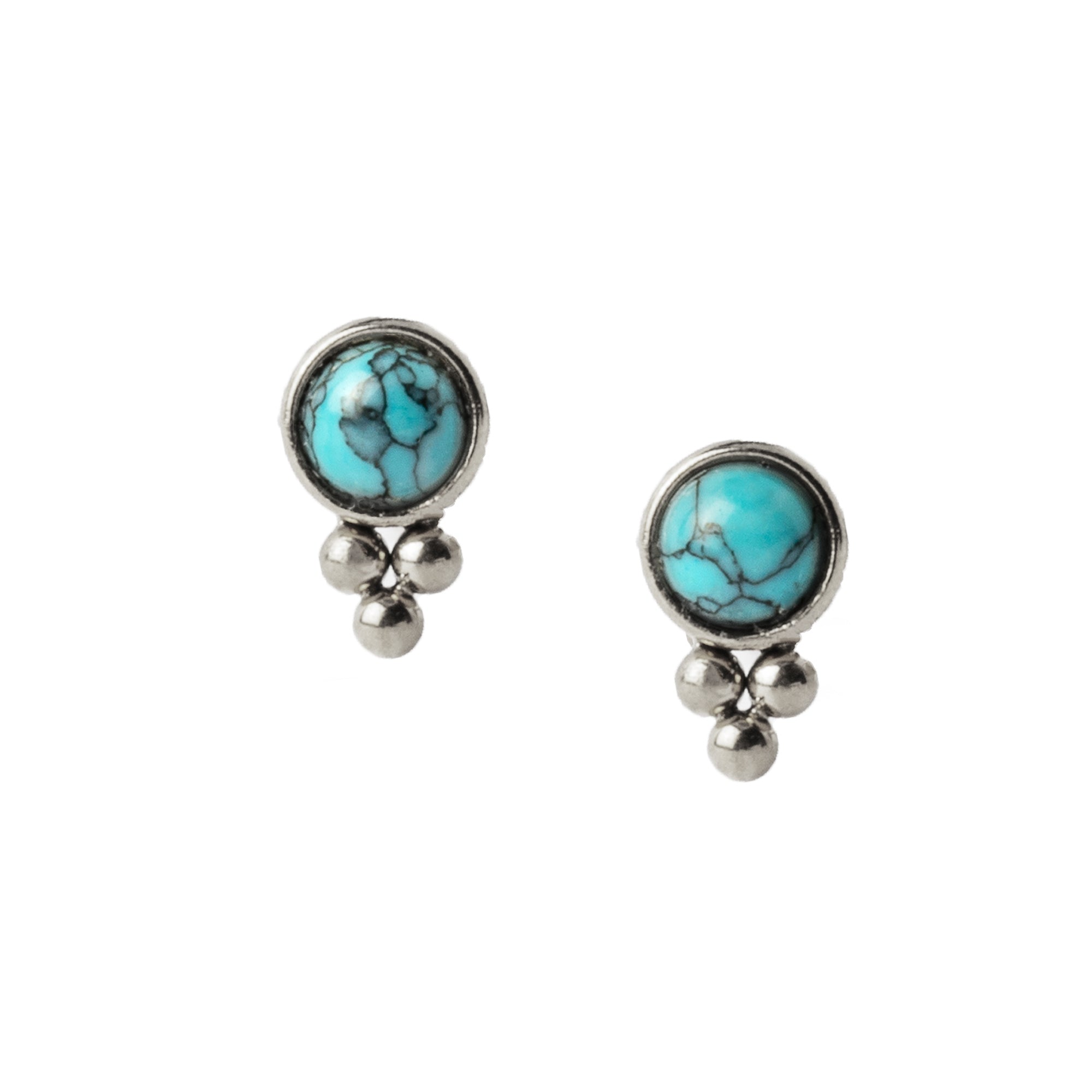 Siti Ear Studs with Turquoise