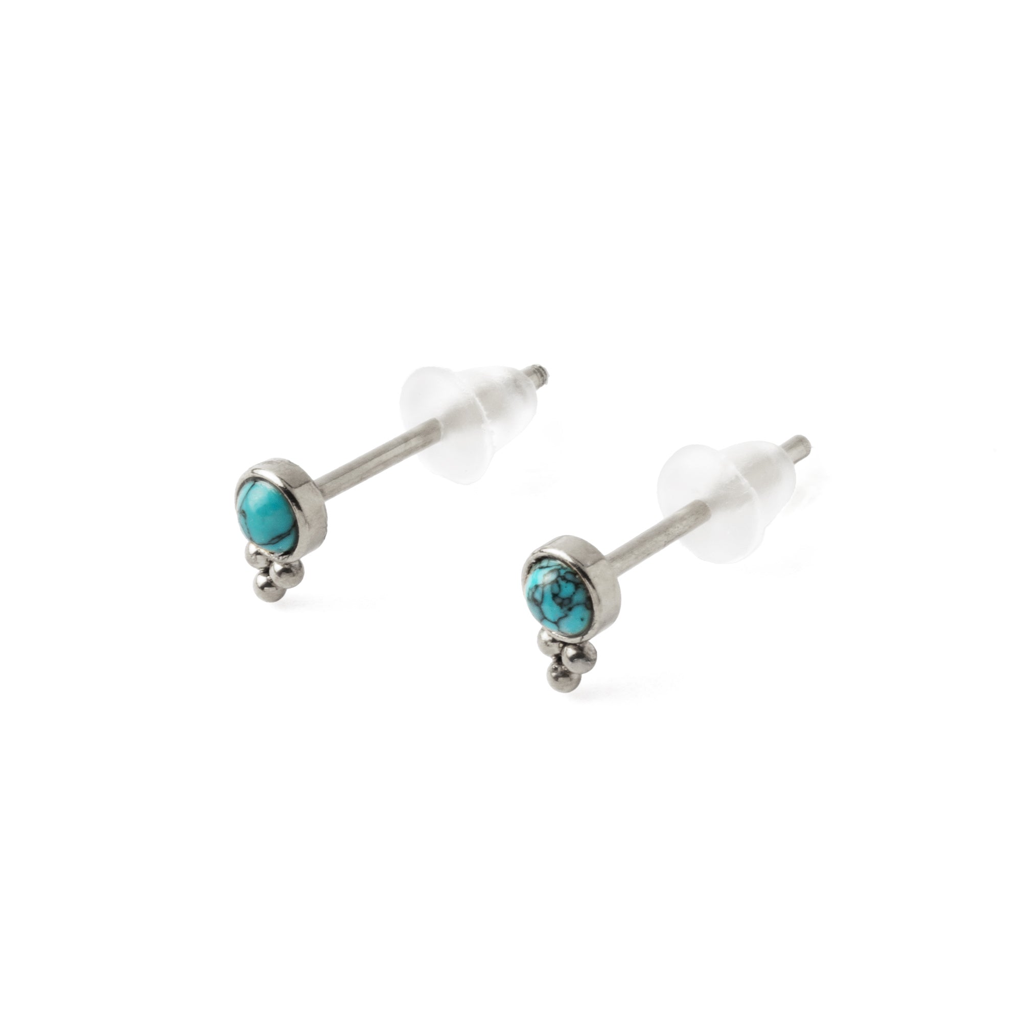 Siti Ear Studs with Turquoise