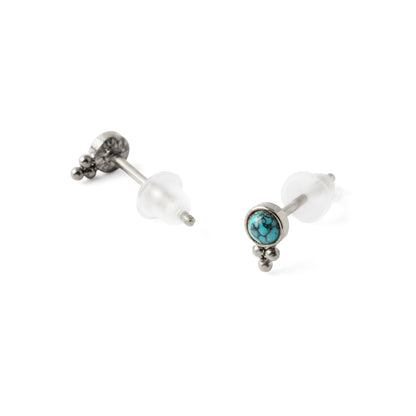 Siti Ear Studs with Turquoise