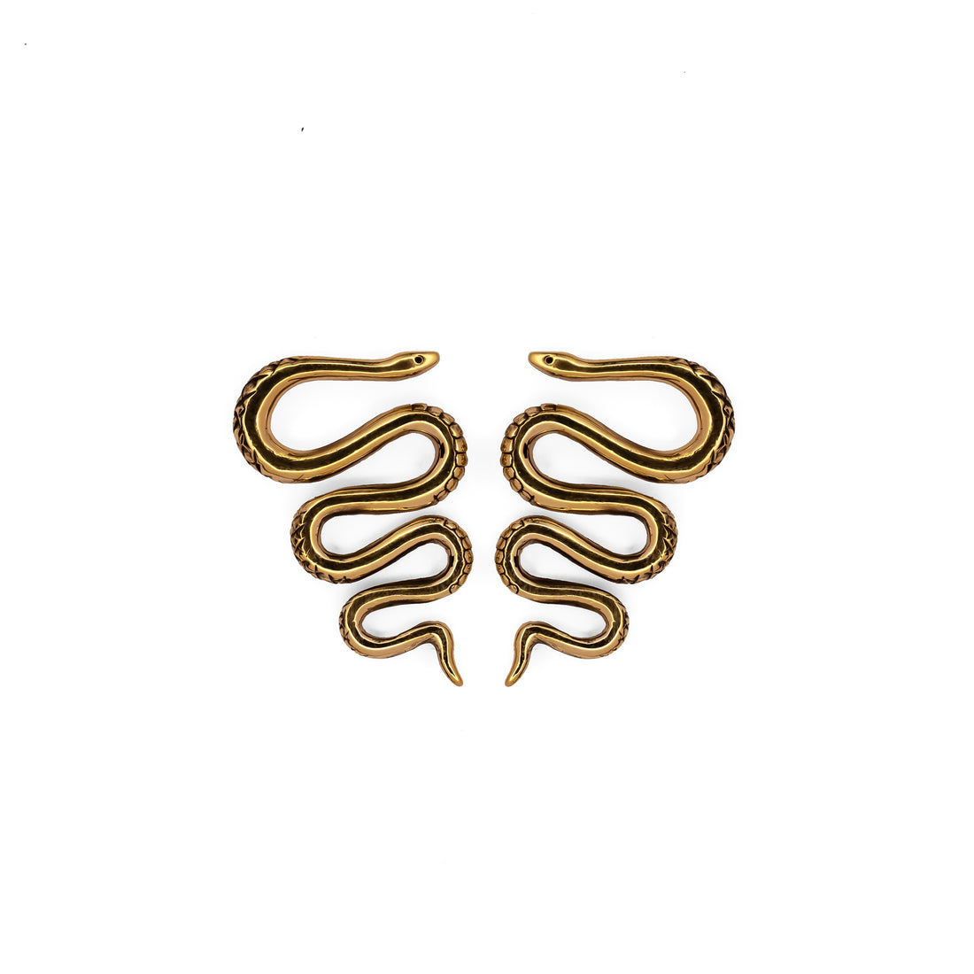 Golden Snake Ear Hangers