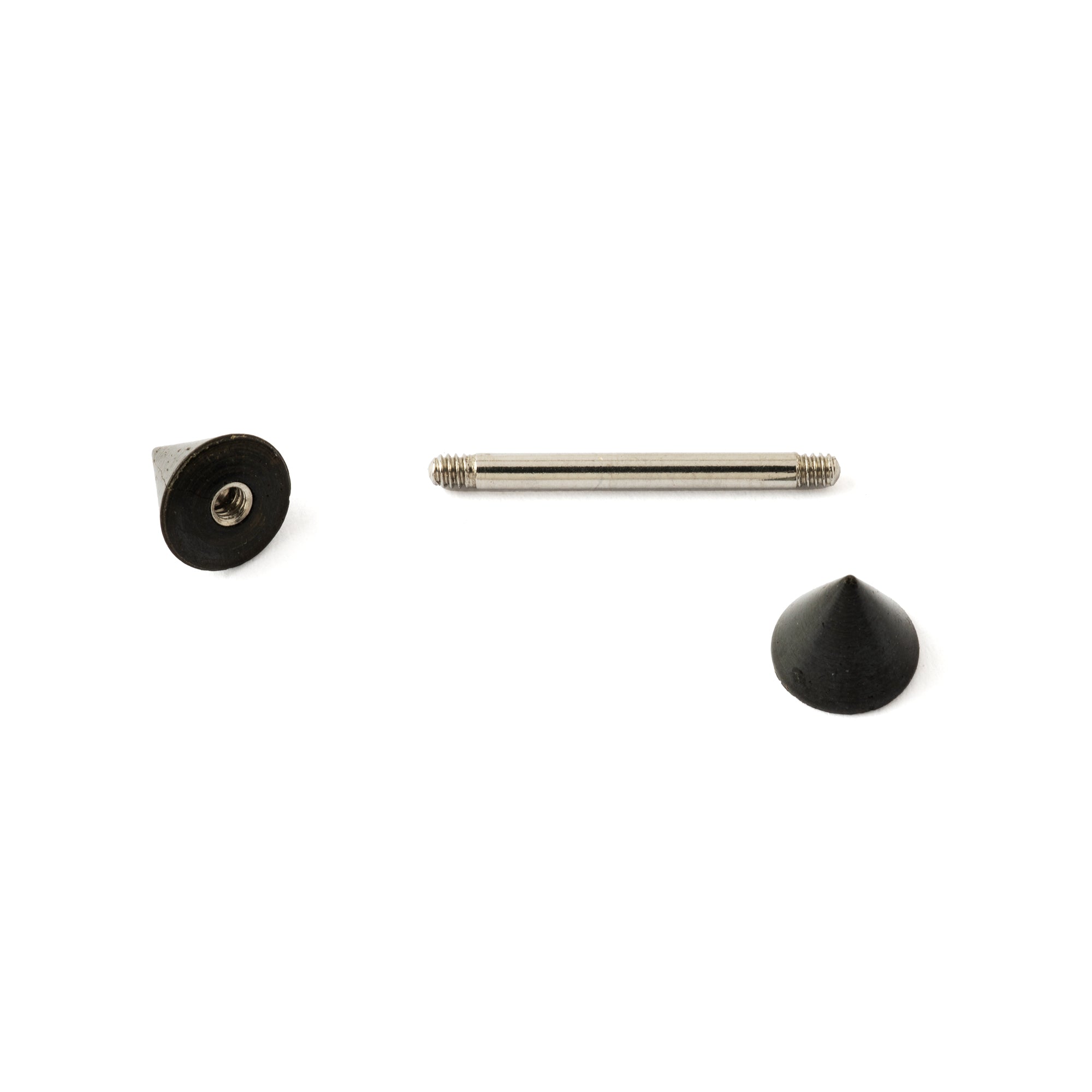 Organic Spikes Straight Barbell- Horn variant