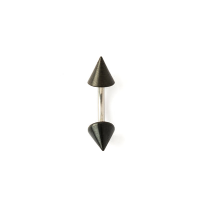 Horn Spikes Curved Barbell piercing