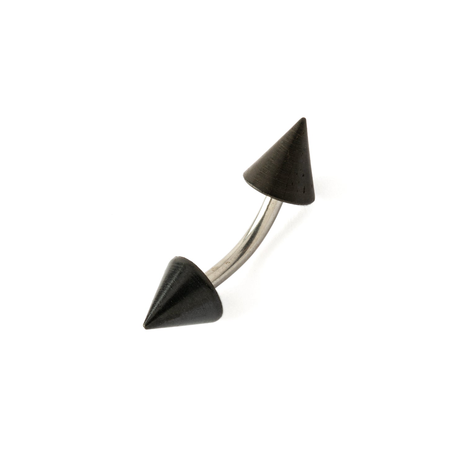 Horn Spikes Curved Barbell piercing
