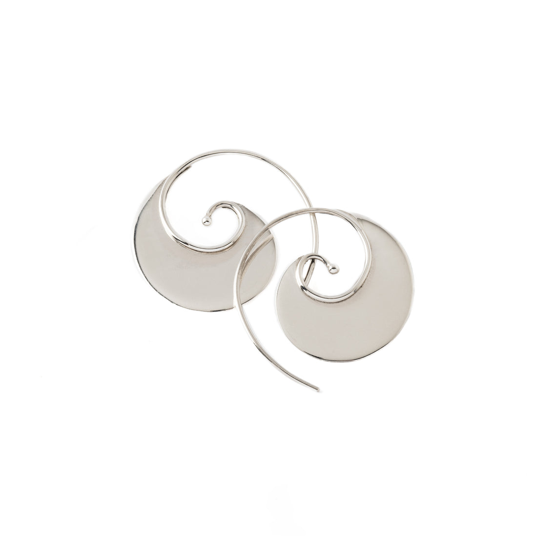 Spiral Wave Earrings