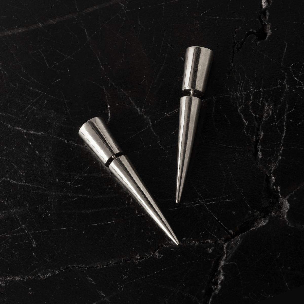 Spitalfields Silver Earrings