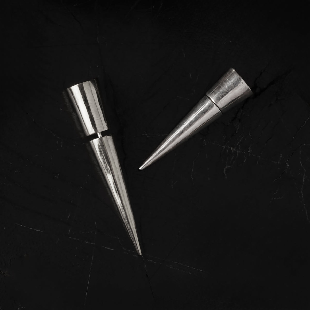 Spitalfields Silver Earrings