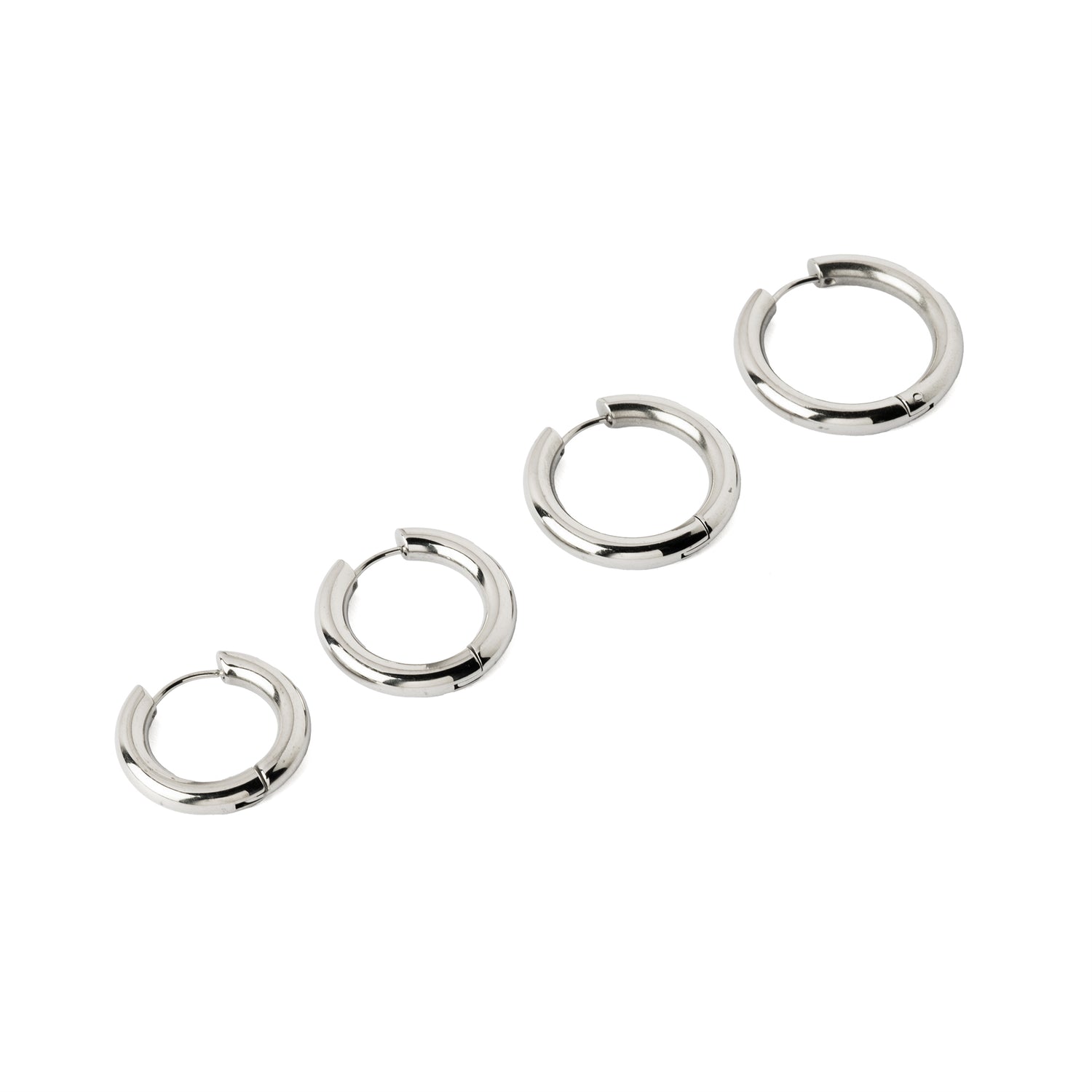 Eclipse Hoops- surgical steel hoop earrings