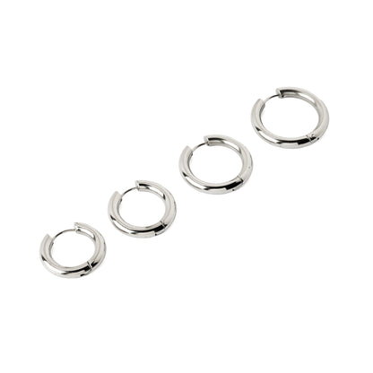 Eclipse Hoops- surgical steel hoop earrings