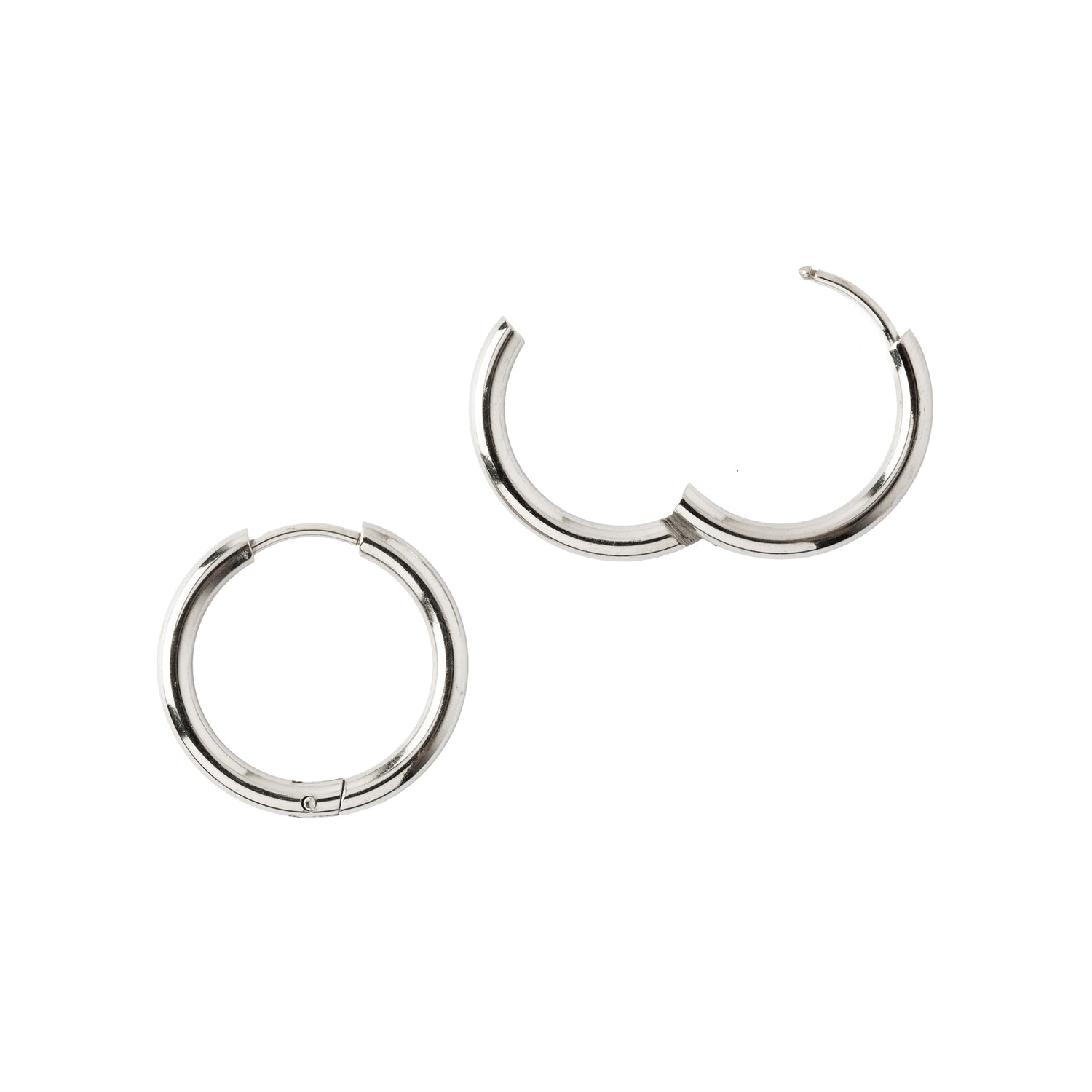 Eclipse Hoops- surgical steel hoop earrings