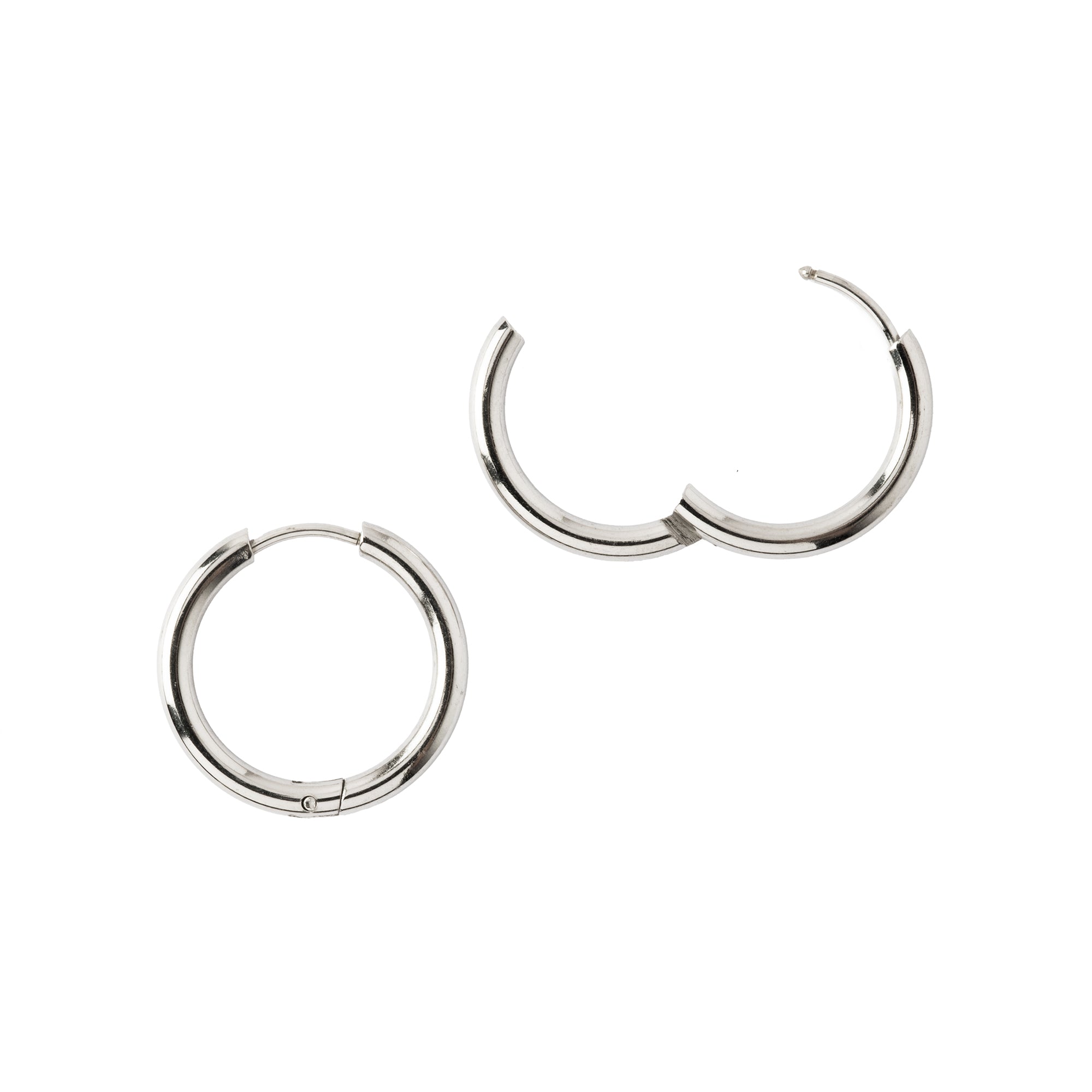 Eclipse Hoops- surgical steel hoop earrings