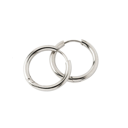 Eclipse Hoops- surgical steel hoop earrings