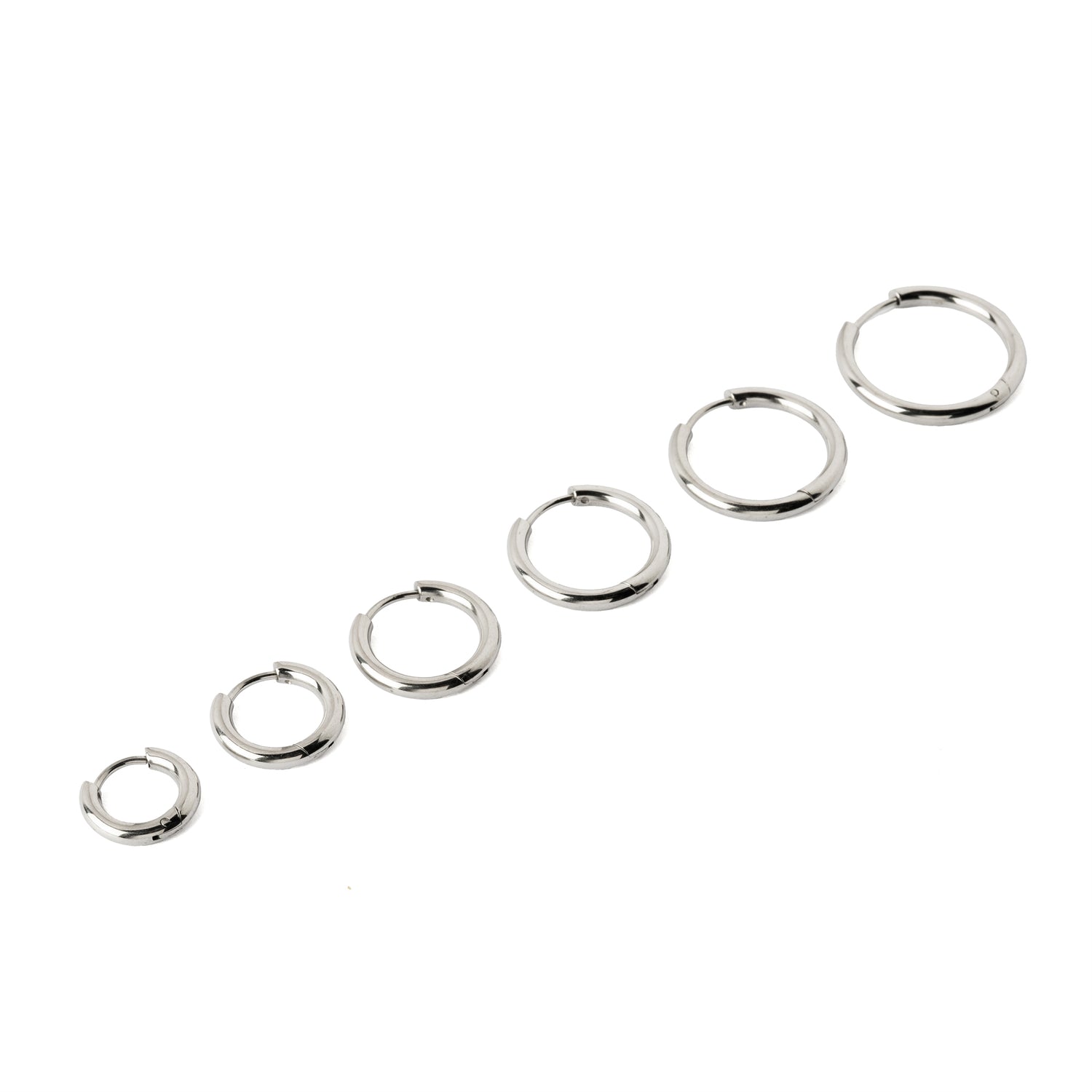 Eclipse Hoops- surgical steel hoop earrings