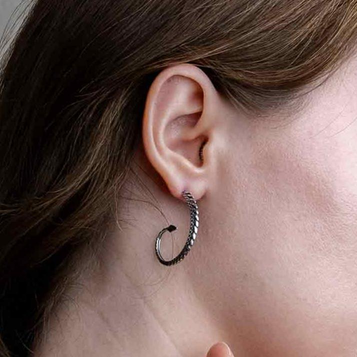 Dragon Tail Open Hoops