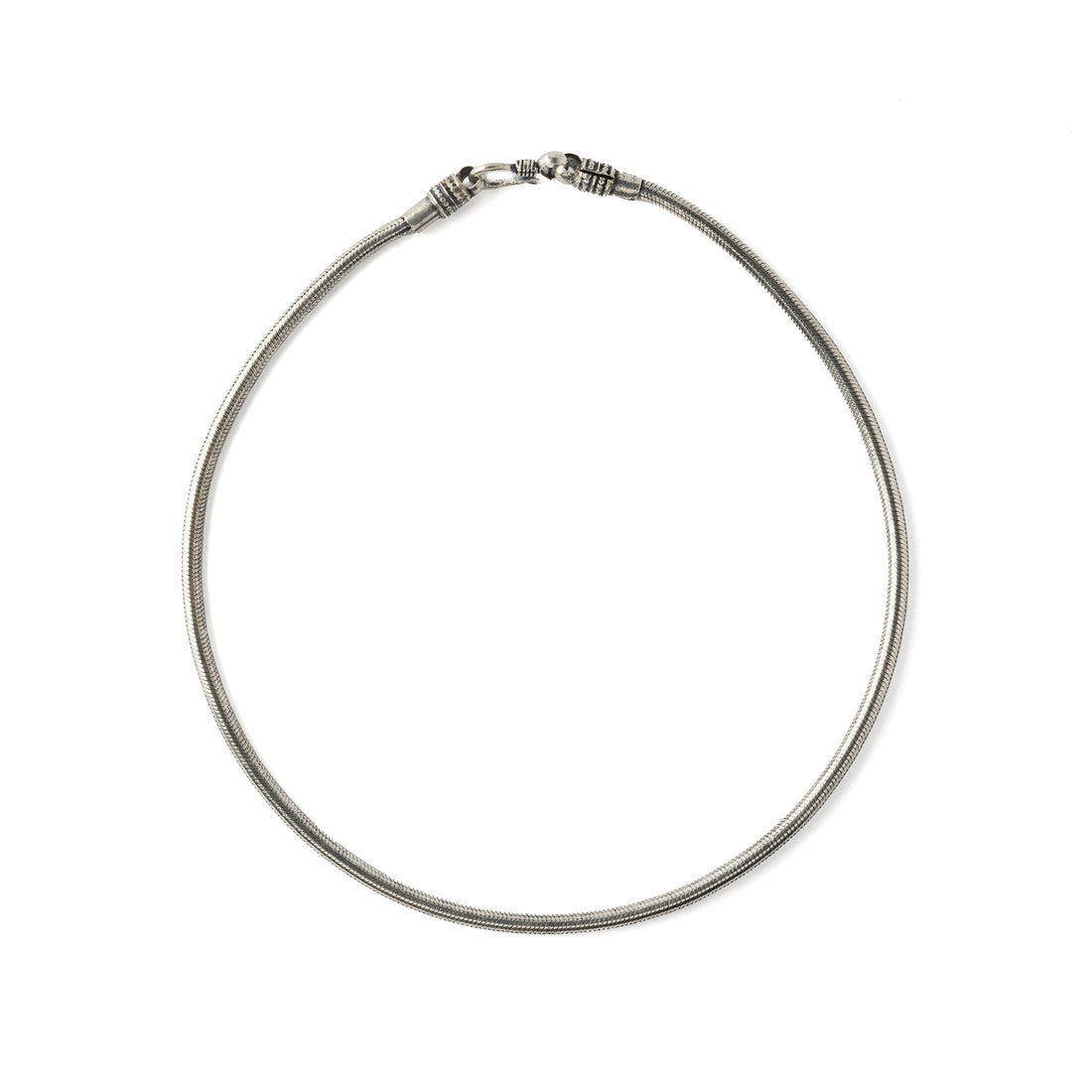Silver Snake Chain frontal view