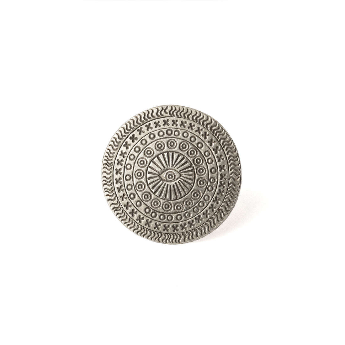 Tribal Eye Ring frontal view