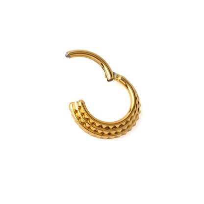 Trio Giza Gold Septum Clicker