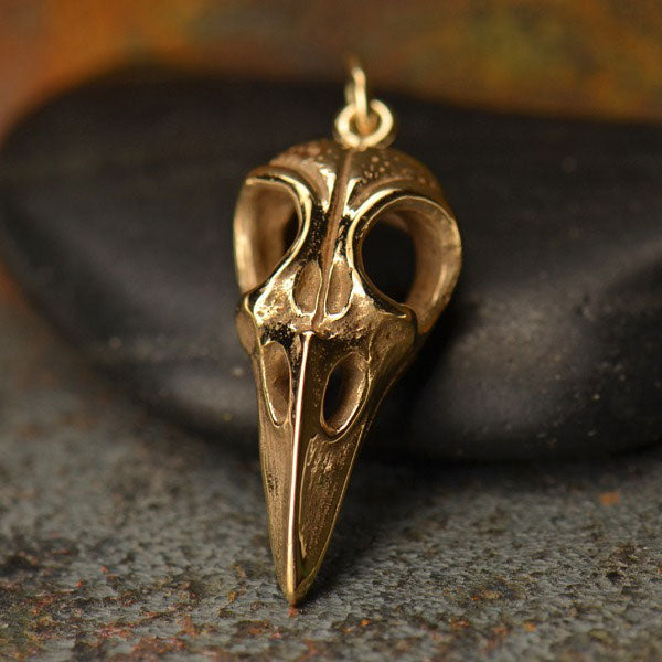 Raven Skull Necklace
