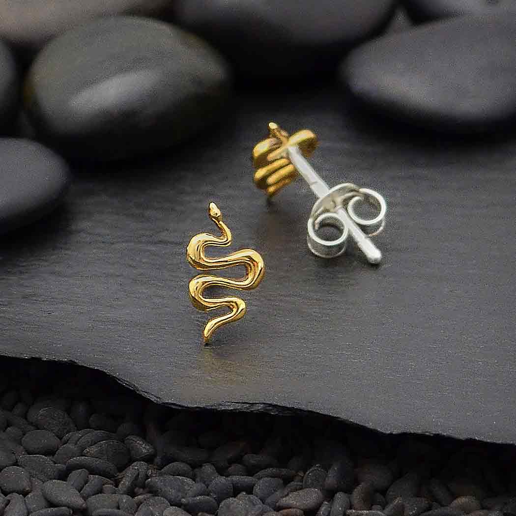Lamia Snake Studs