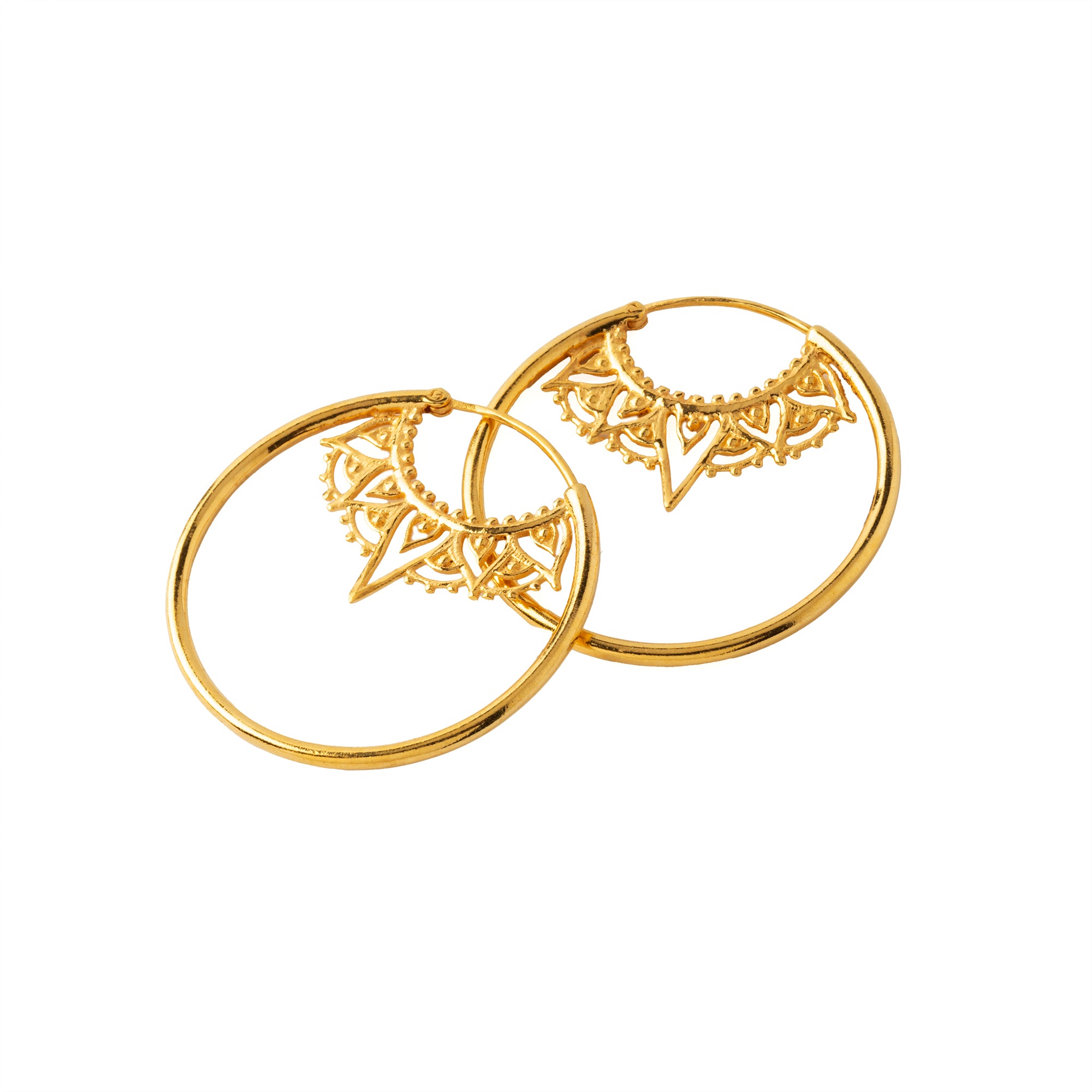 Vinyasa Hoop Earrings