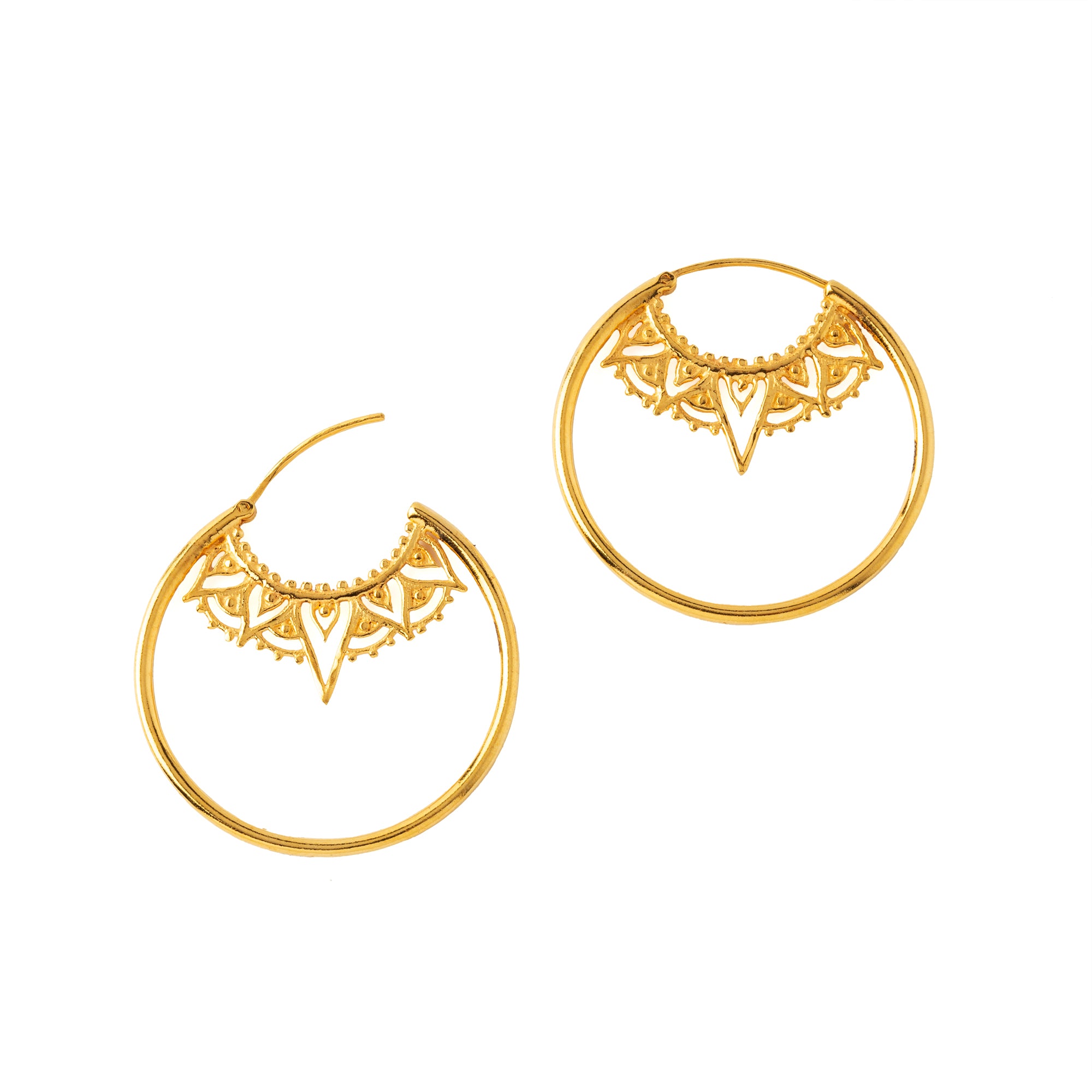 Vinyasa Gold Earrings