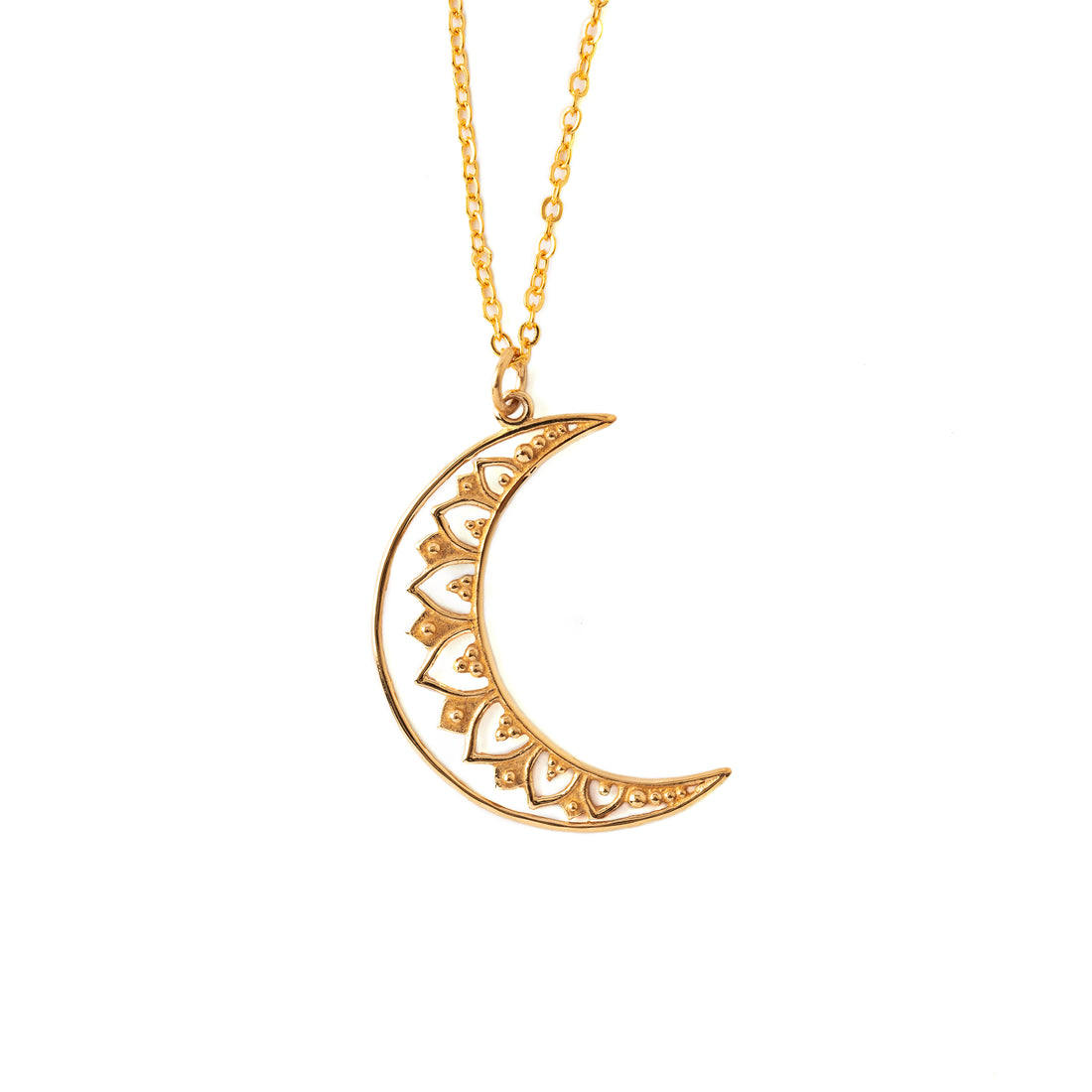 Vinyasa Moon Necklace frontal view